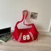 Fashionable and Unique Striped Bag for Holding Dumplings, A Casual Crossbody Bag with An Angle-hung Design At The Armpit.