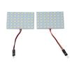 2Set 12V Car 1210 48-LED Panel Light 7000K White Dome Map Interior Bulb Lamp