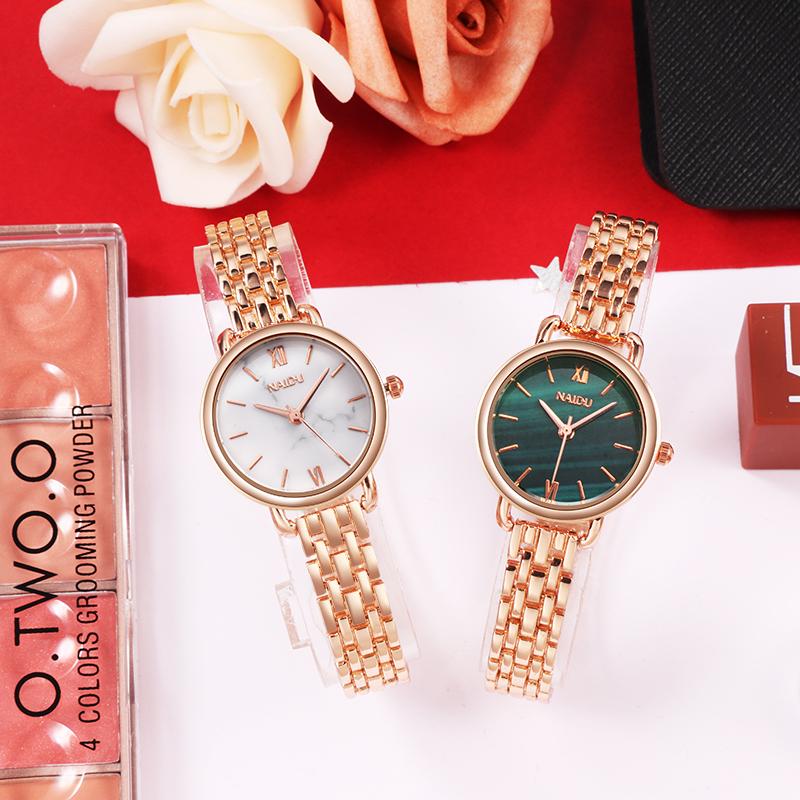 Fashion Rose Gold Woman Watch Luxury Stainless Steel Ladies Watches Small Dial Elegant Female Quartz Bracelet Wristwatch
