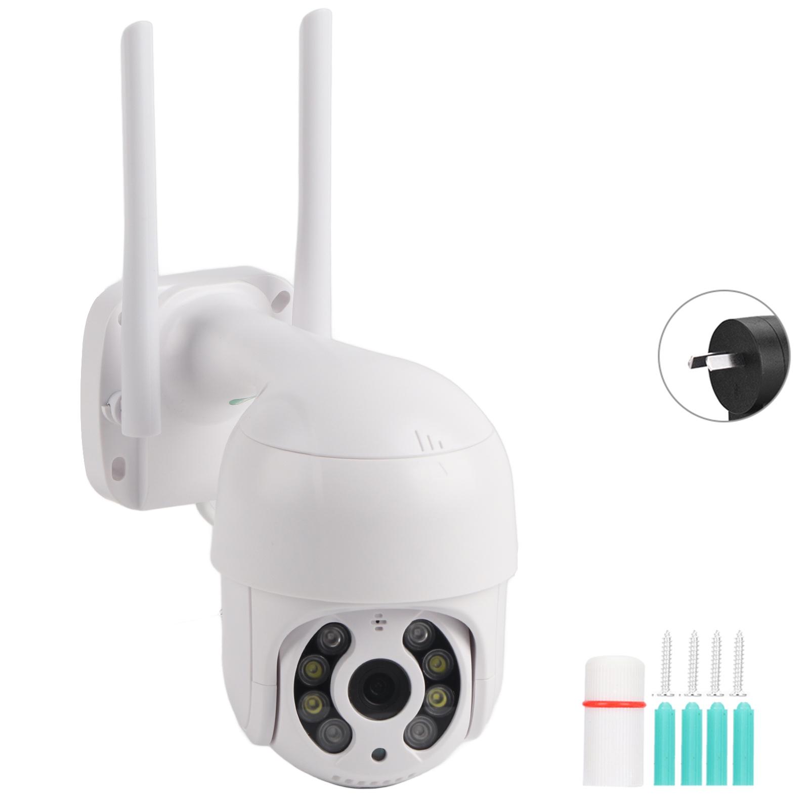 

2in IP66 Proof PTZ Dome Camera 1080P WiFi 8 Lights Security Surveillance Work with Icsee