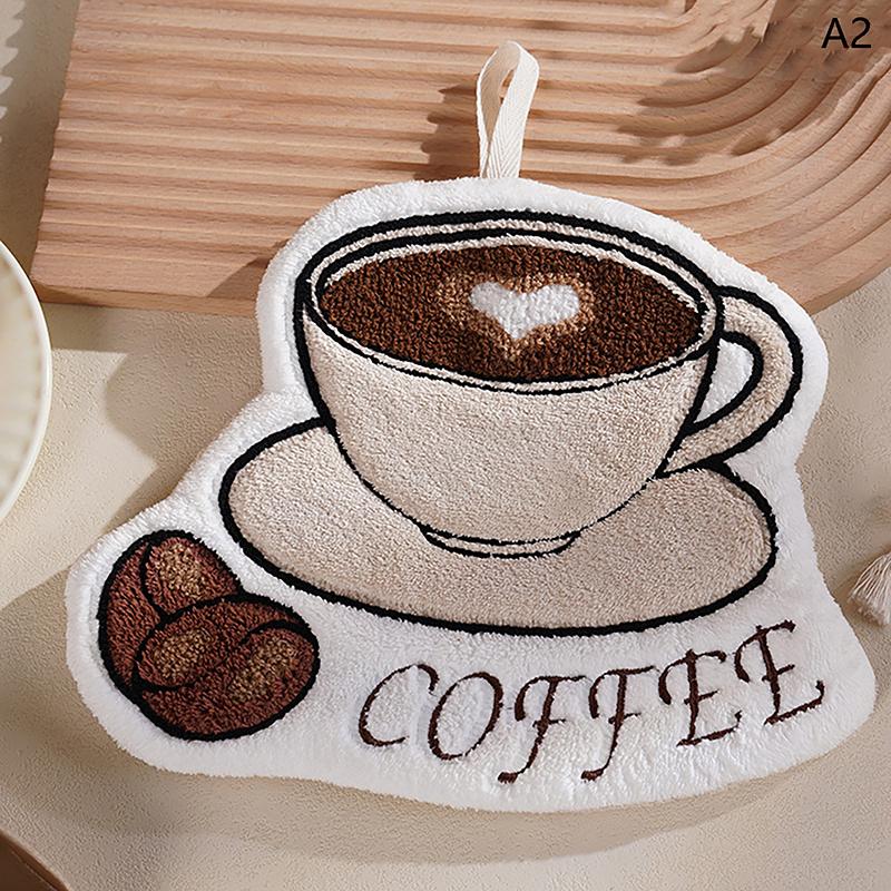 Hand Towel Absorbent Hand Cloth Hand Towel For Kitchen Bathroom Hand Cloth Cartoon Hand Towels Convenient Hanging Towel For Hand