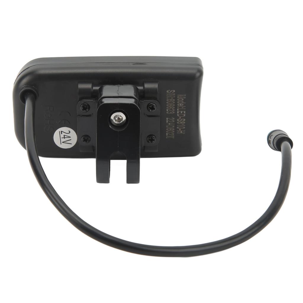 Electric Bike LED Power Display Panel Electric Bike Modification Display Meter with Waterproof 5P Male Plug for 22.2mm Handlebars 24V
