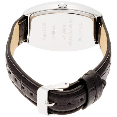 Frank Miura FRANKMIURA Watch, Unit Zero, Commemorative Model for 400 Undefeated Greco-Roman Fights, Leather Strap, Black, FM00K-B