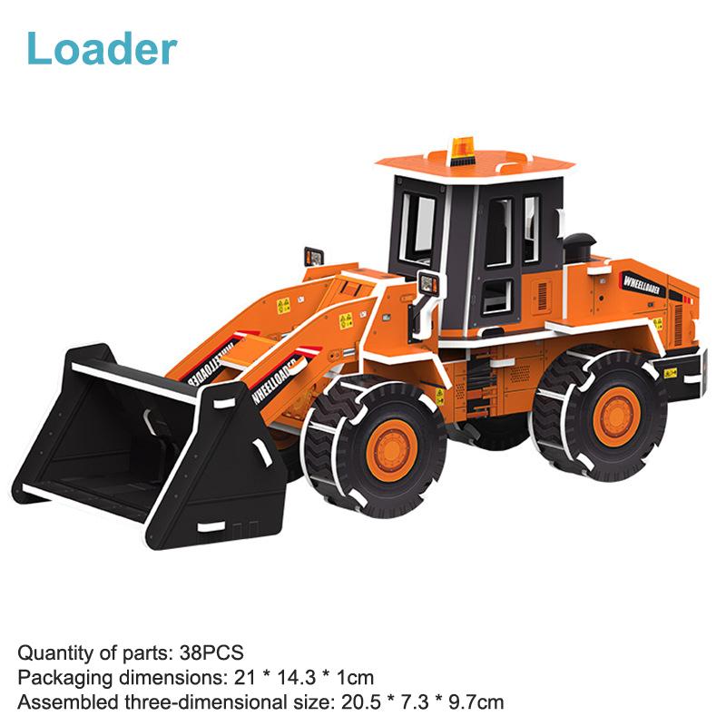 Children's Paper Puzzle 3D Model Craft House DIY Early Education And Educational Toy Assembly