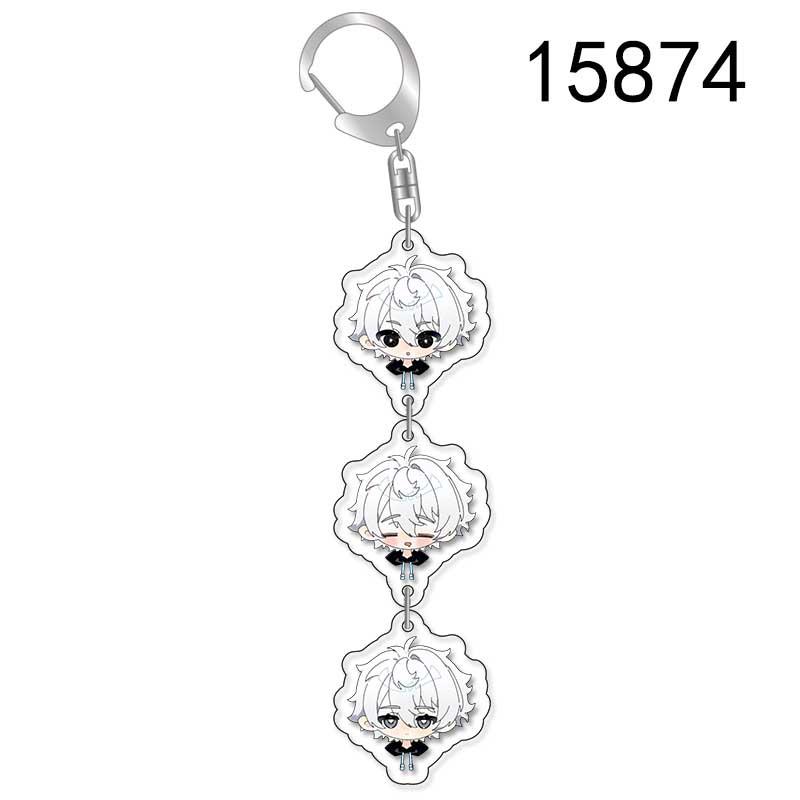 Blue Lock Acrylic Keychain: Reo, Isagi, and Shirogane 3-Piece Ornament Set 3cm acrylic piece