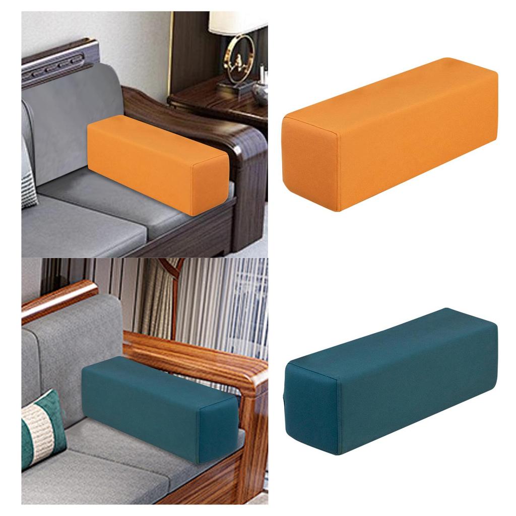 Sofa Arm Rest Pillow Cushion Multipurpose Elbow Support Pillow Rectangular Pad Armrest for Couch Sofa Car Armchair Working