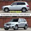 Car TPU/Glossy Mirror Pillar Post Cover For Mercedes Benz GLK Class X204 2008-2015 Door Trim Window Stickers Accessories 4PCS