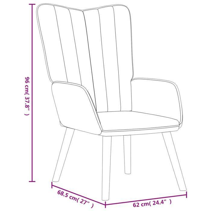 VidaXL Recliner Chair with Footrest Relaxation Seat Lounge Chair Relaxation Chair Living Room Home 327667