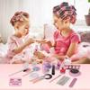 Large Set of Cosmetics for Nail Makeup for Girls in a Case