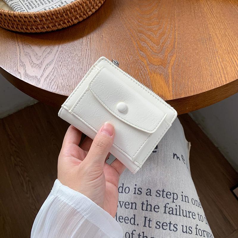 New Women's Wallet Women's Premium Short Wallet Student Women's Wallet Holding