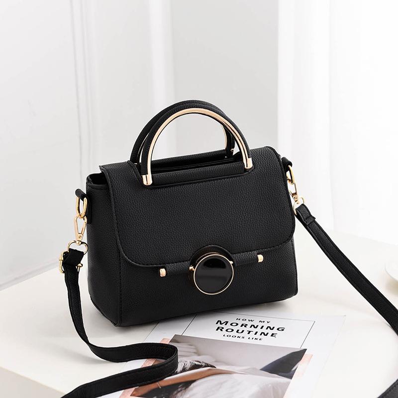 Novo estilo doce moda feminina bolsa cor sólida tendência crossbody bolsa de ombro
