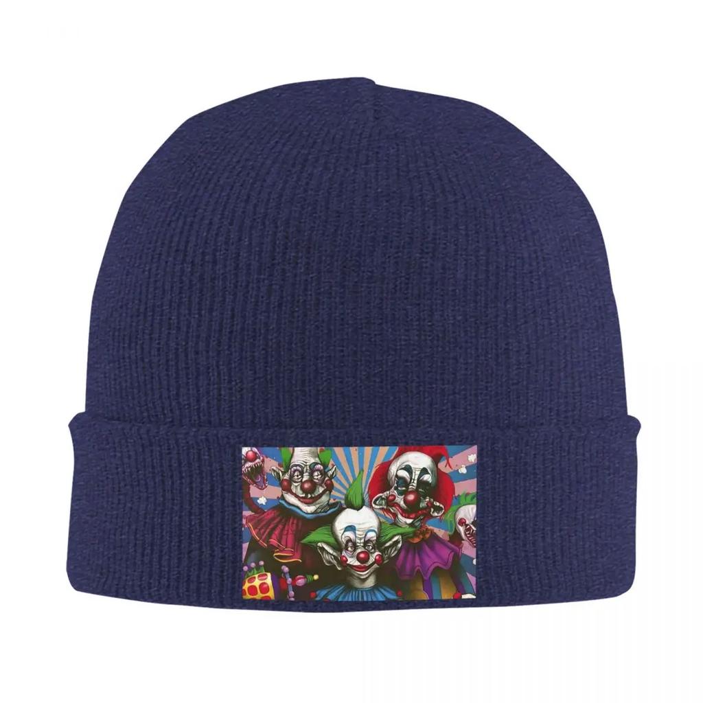 Killer Klowns From Outer Space Film Warm Knitted Cap Fashion Bonnet Hat Autumn Winter Outdoor Beanies Hats for Unisex Womenx Adult