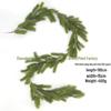 Artificial Norfolk Pine Wreath with Red Berries & Rattan Vines for Cross-Border Christmas Decoration