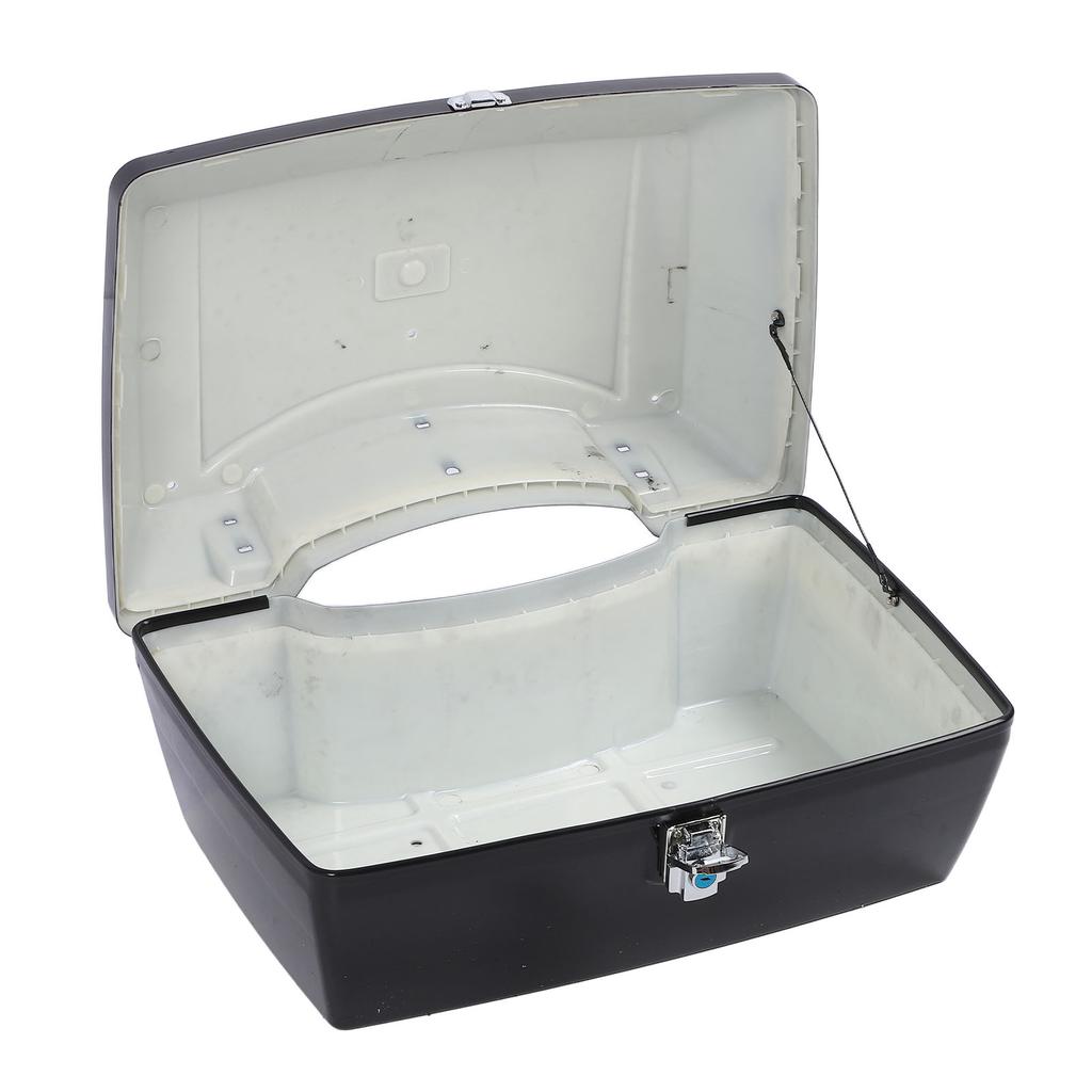 Motorcycle Rear Case 48L Universal Water Resistant with Lock Backrest Cushion Trunk Tail Luggage Box for Helmets