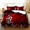 New Attack on Titan Bedding Set Single Twin Full Queen King Size Attack on Titan Bed Set Children Kid Bedroom Duvet Cover Sets96