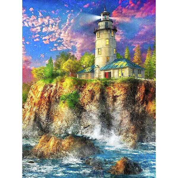 DIY Diamond Painting Lighthouse Cross Stitch Scenery Diamond Embroidery Seaside 5D New Arrival Mosaic Kits Home Decor