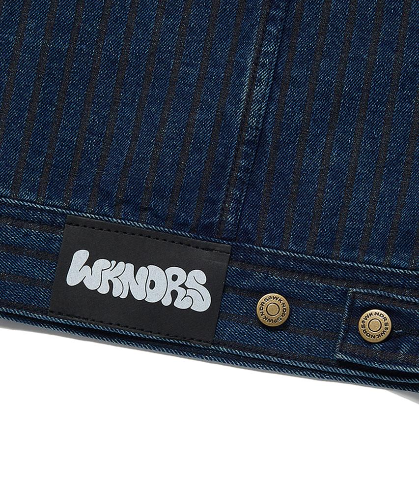 Wkndrs Stripe Trucker Jk (Denim)