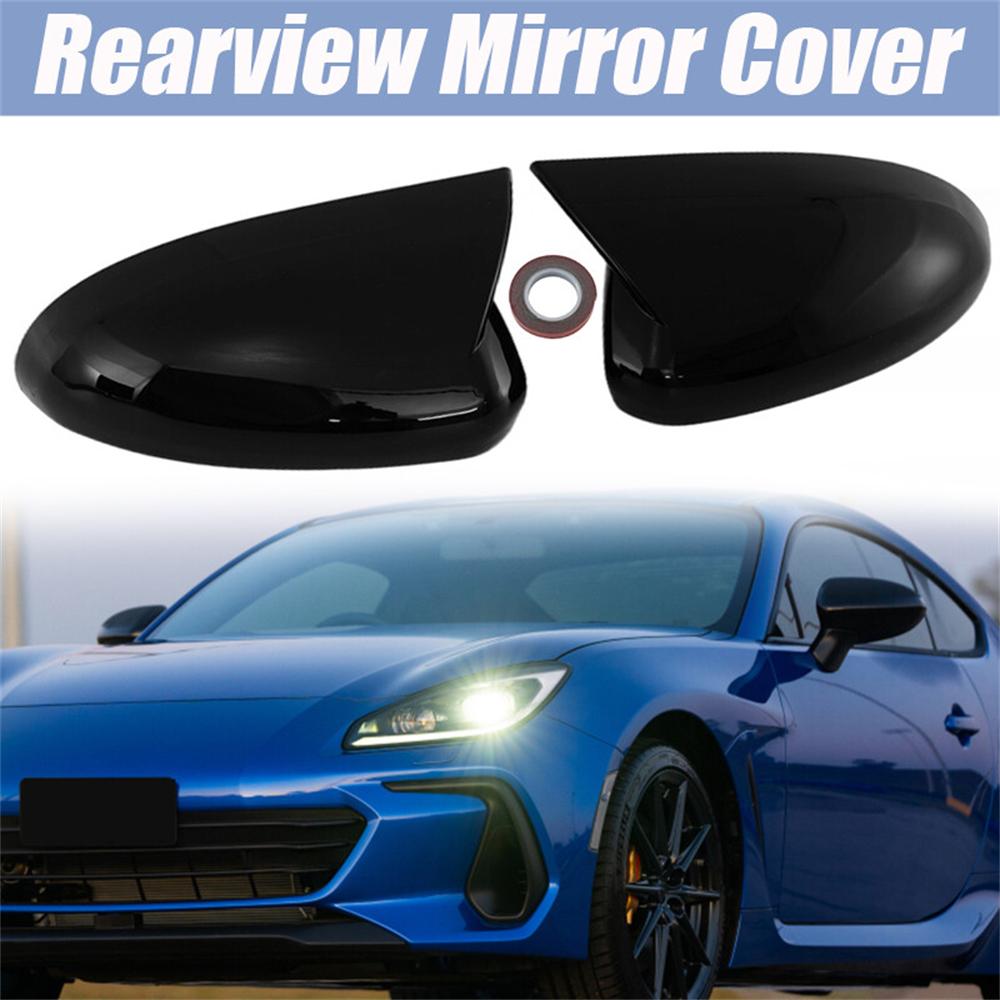 Side Mirror Cover - For Subaru BRZ Toyota GR86 2022-2025 - ABS Glossy Black