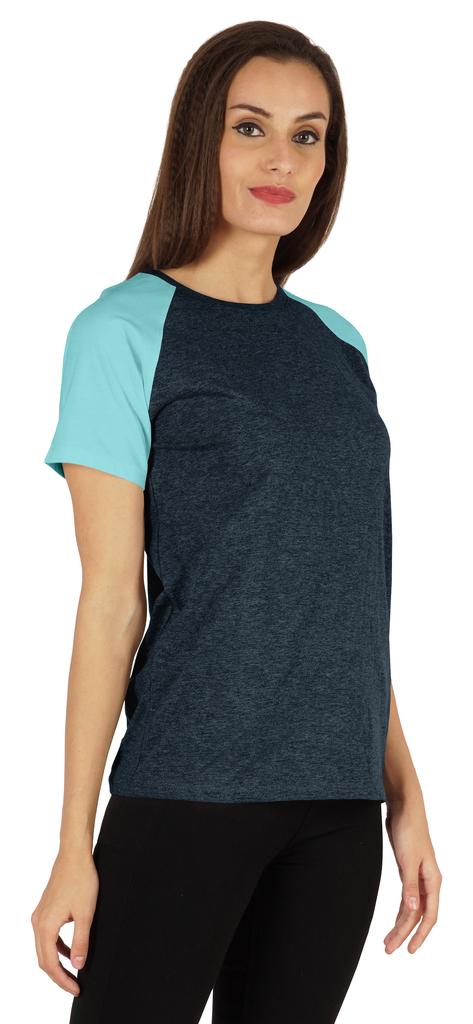 Inkmeso Women  S Raglan Short Sleeve T-Shirt Regular Fit Casual Solid Basic Tee