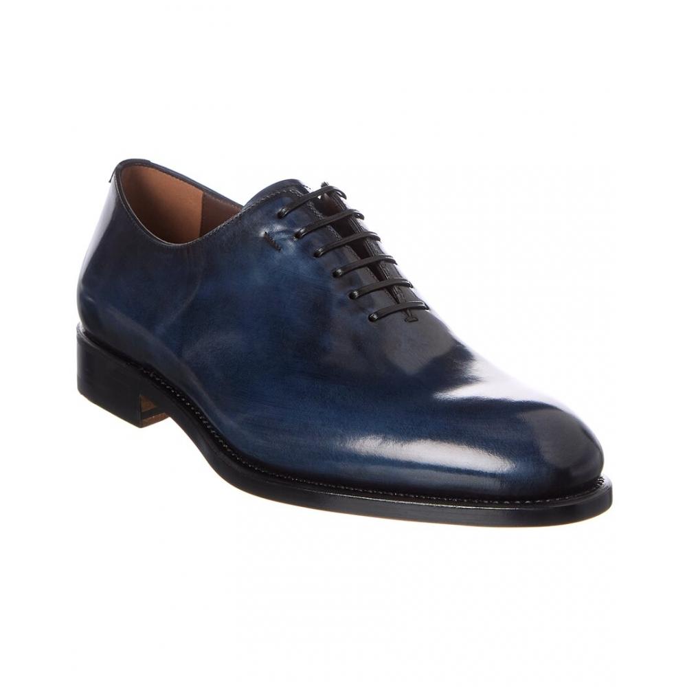 

Salvatore Ferragamo Ferragamo Angiolo Leather Oxford Blue US 8.5/Regular