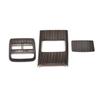 ABS Carbon Fiber Rear Seat Air Condition Outlet Cover Anti Kick Frame Trim Decoration Accessories For BYD Seal EV 2022 2023 2024
