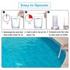 50Pcs 6-in-1 Pool PH Residual Chlorine Alkalinity Hardness Test Paper Strip