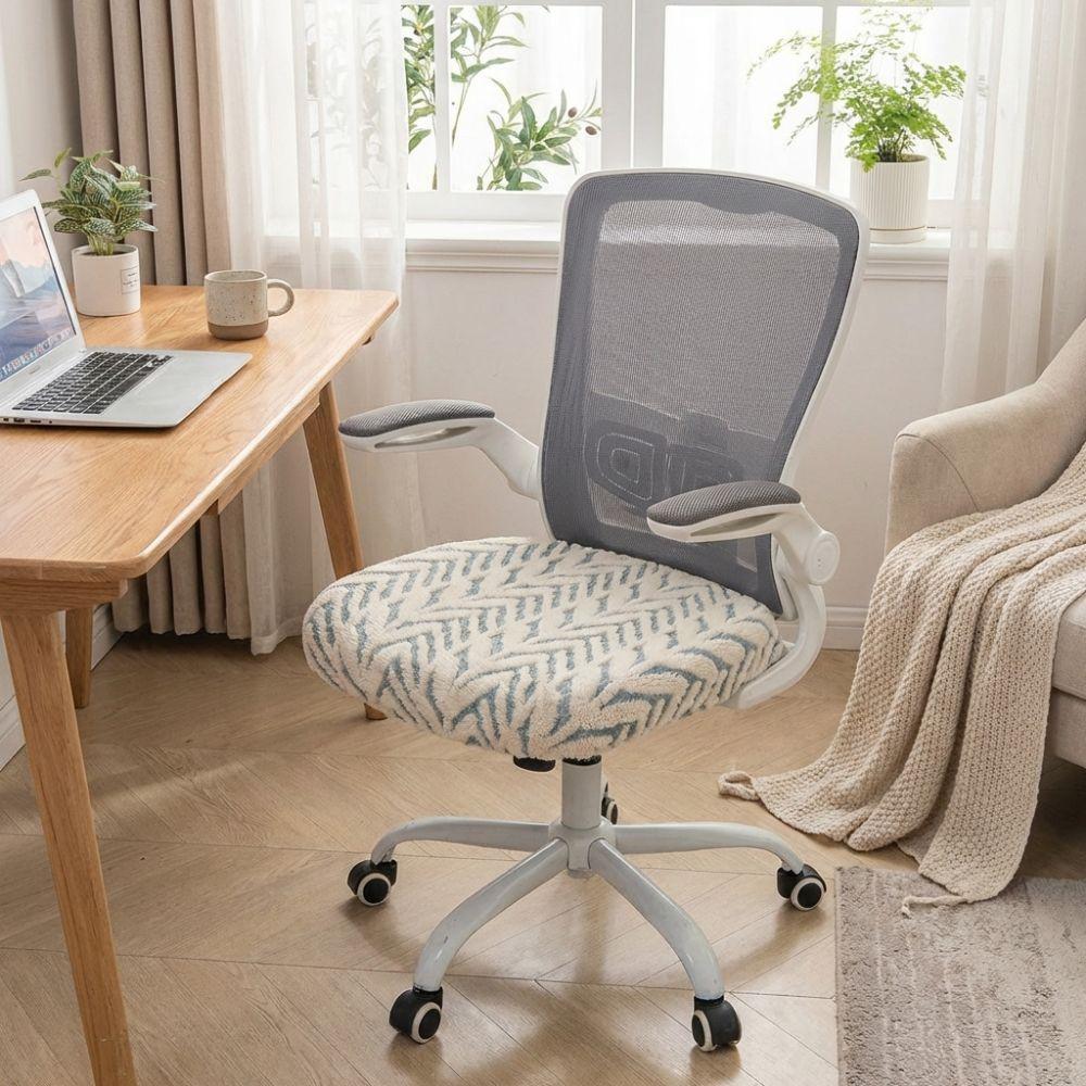 Thickened Jacquard Computer Chair Seat Removable Chair Seat Protector  Wedding Party