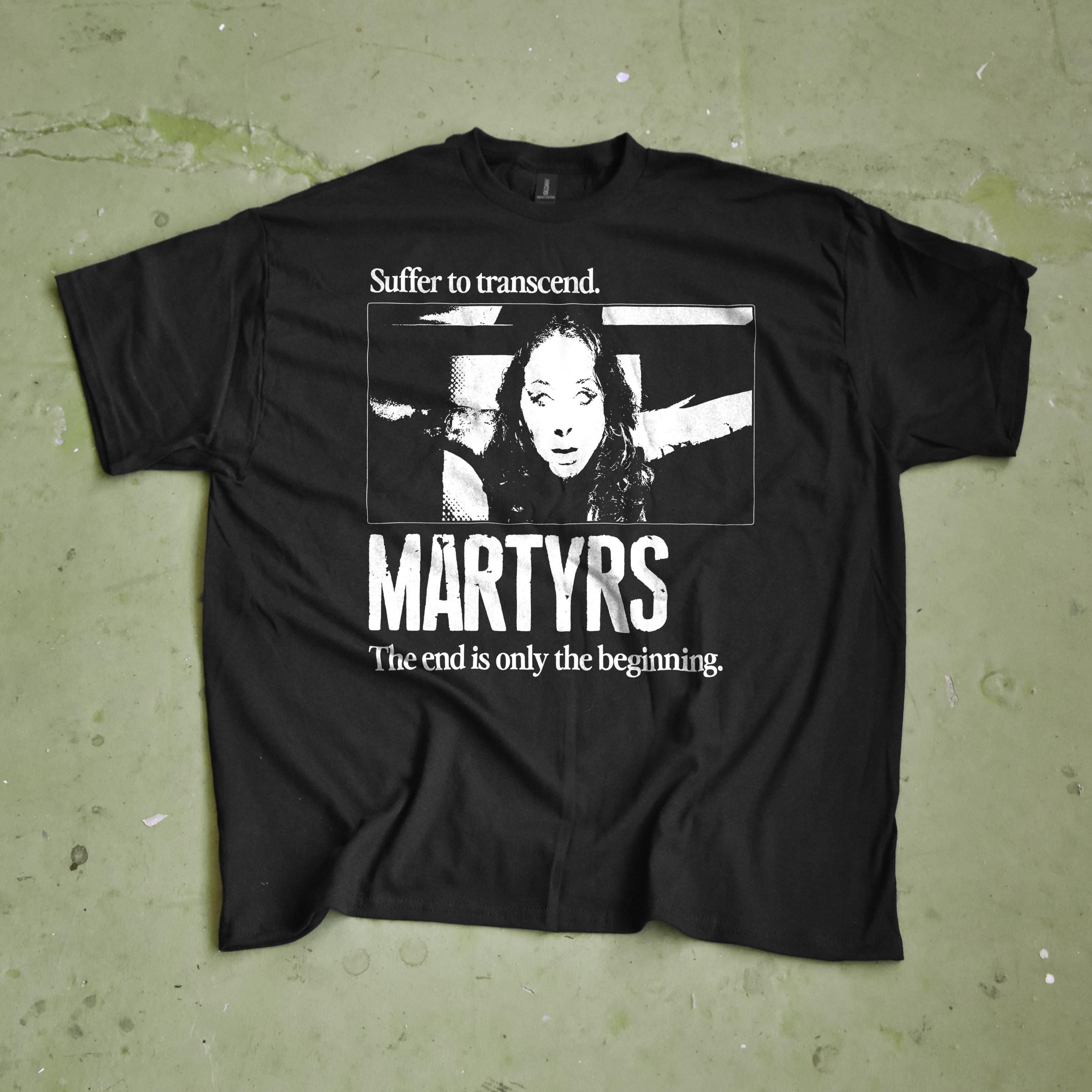 

Martyr Movie Themed Tshirt French Horror Movie Cult Pattern Tshirt Summer New Unisex Hiphop Rock Casual Tshirt 4XL