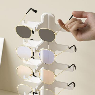 Multi-Layer Storage Mold White Sunglasses Rack Mold Glasses Holder Mold Multi-Layer For Home Display Crafting Projects Eyewear