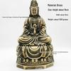 Antique Bronze Buddha and Guanyin Statue Collection - God of Wealth and Maitreya Buddha Ornaments