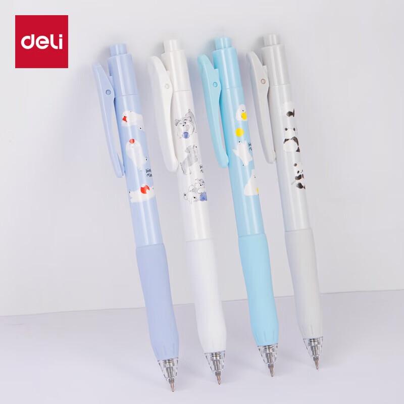 Deli Quick-Dry Retractable Gel Pen