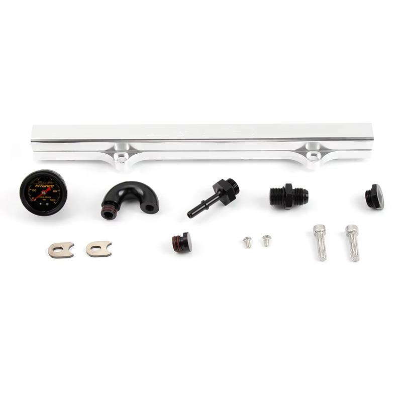 Suitable for Honda Civic K20 K24 FD2 CL7 DC5 Fuel Rail K Series Fuel Rail with Oil Pressure Gauge