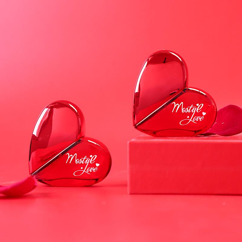 D'xiang'er Heart-Shaped Women's Perfume - Long-Lasting Light Fragrance, Ideal for Qixi Valentine's Day Gifts.