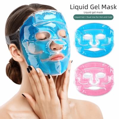 Sachet de glace à billes en gel pour tout le visage, pack de compresse chaude, masque froid pour le visage et les yeux, soulager la fatigue
