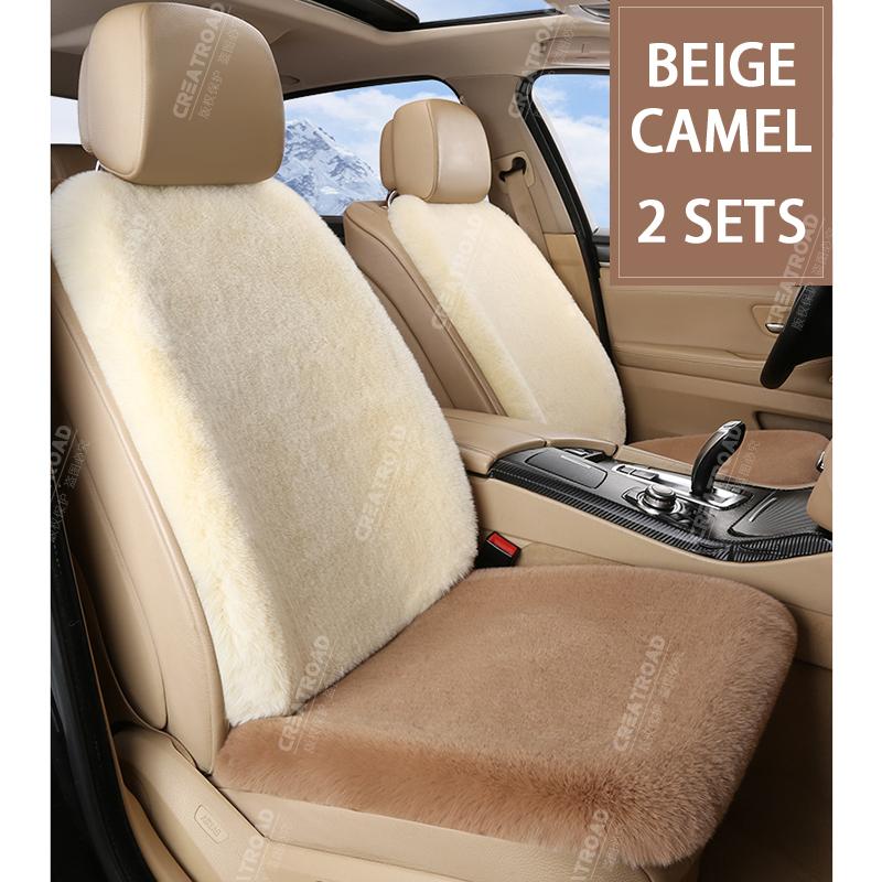 Plush Seat Cover Cushion For Volkswagen Passat B5 B7 B8 Golf 4 5 6 7 Polo Winter warm Plush Protector Interior Accessories