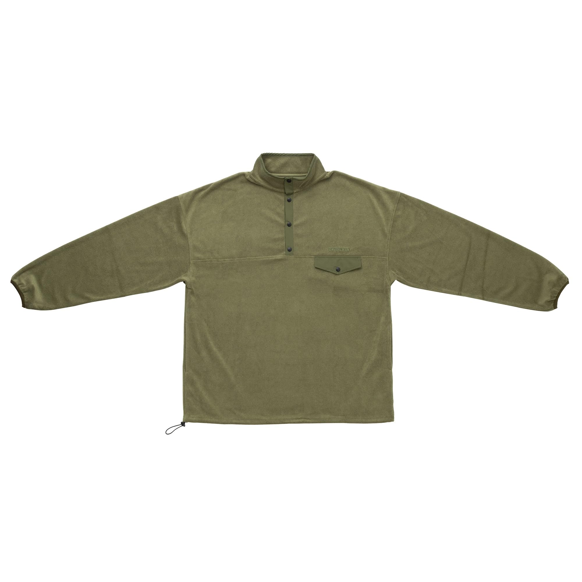 

Saunoars Henley Neck Pullover Khaki