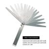 Stainless Steel Feeler Gauge 17 Precision Blades Heavy Duty Gap Measuring Tool for Marine Vessel Equipment Maintenance