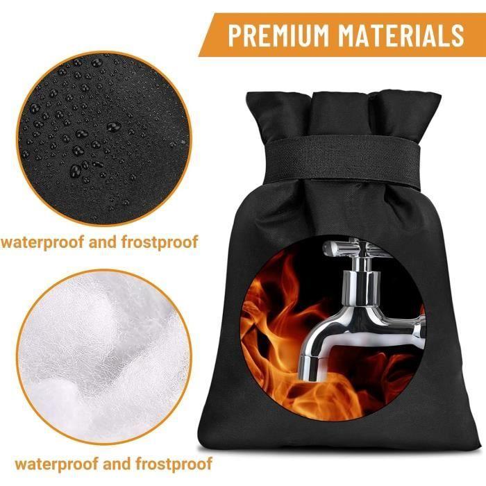 Housse robinet extérieur - Lot 2 pièces - Antigel - Isolation renforcée - Coutures parfaites