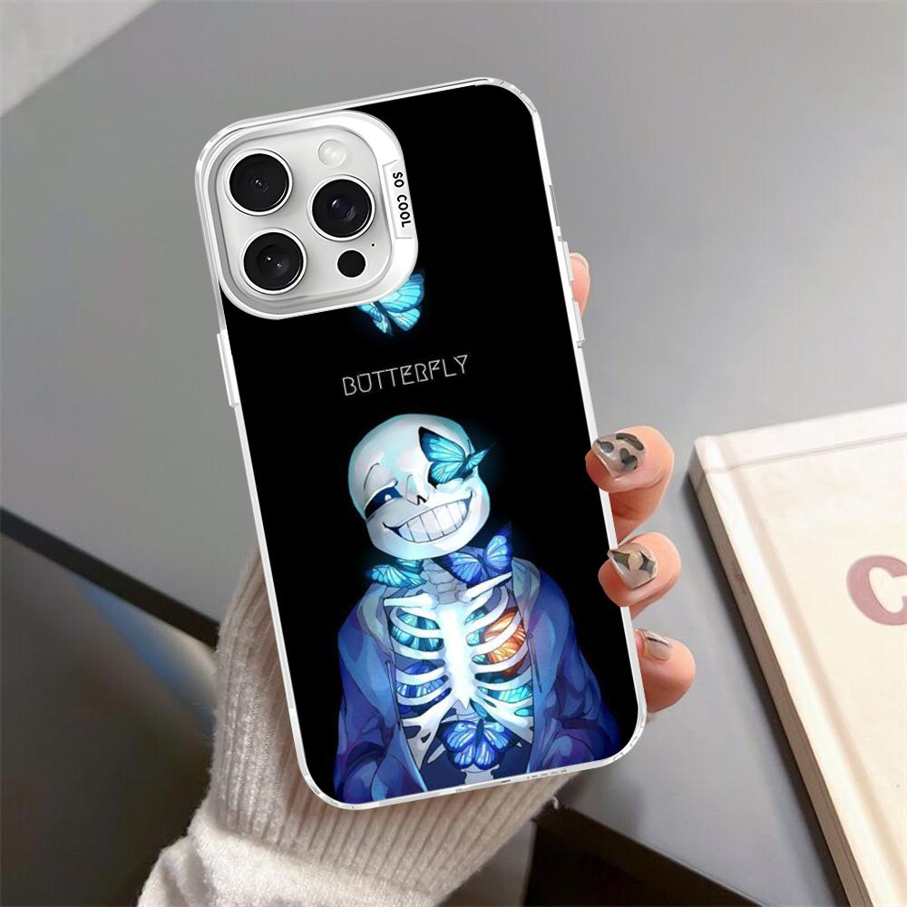 

Game undertale Phone Case For iPhone 16 15 14 13 12 11 Pro Max X XR XSMAX Matte Shockproof Back Cover iPhone 16 pro