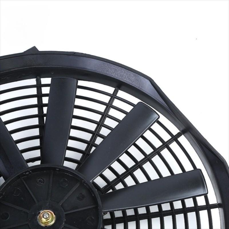 Universeller 12V Kühlerlüfter ABS 10 Zoll Kondensatorlüfter 80W 8/10 Lamellen Schwerlastlüfter Kühlerkühlung