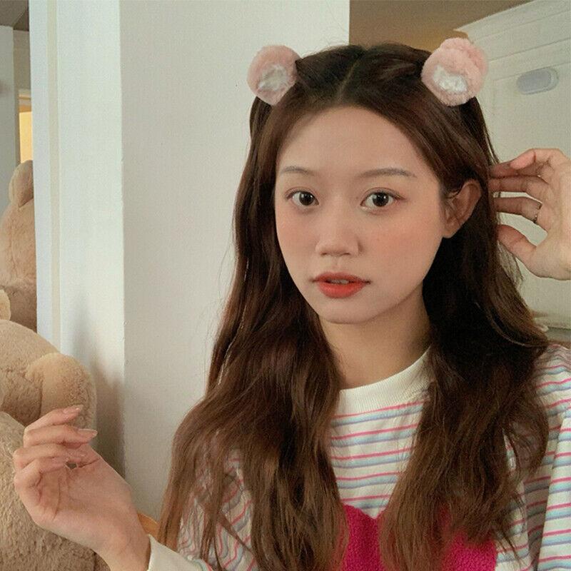3D Cartoon Animal Hair Clip Cat Ear Clip Plush Small Hair Claw For Women Girls