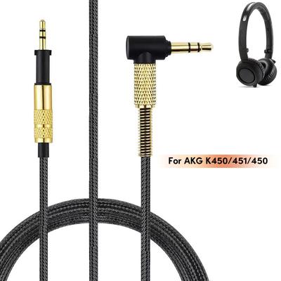 2,5 mm auf 3,5 mm Kopfhörerkabel für AKG K450/451/450/480 Q460 Stark und korrosionsbeständig Ausziehbar für verschiedene Bedürfnisse