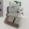 3pcs/set Cotton Striped Face Bath Towels Super Soft Absorbent Shower Towel Set for Adults Home Bathroom serviette de bain