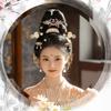1 Set Classical Ancient Hair Stick Pearl Flower Hair Comb Retro Tang Dynasty Hairpin  Women