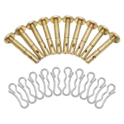 10Pcs Shear Pins and Cotter Pins Shear Pin Kits Protecting The Professional Heavy Duty for Replace 738-04124
