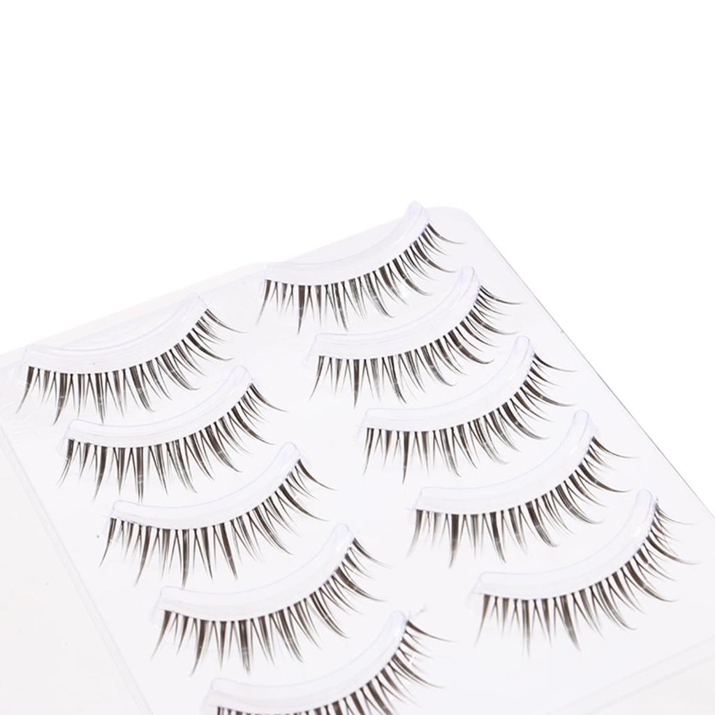 5 Perechi Gene False Naturale Machiaj Gene Artificiale Fete Femei DIY Extensie Gene Cosplay Cosmetice Instrument de Frumusețe