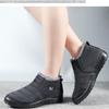 Men's and Women's Winter Cotton Boots with Waterproof and Plush Insulation, Fashionable Short Boots In Large Size, One Foot Snow Boots