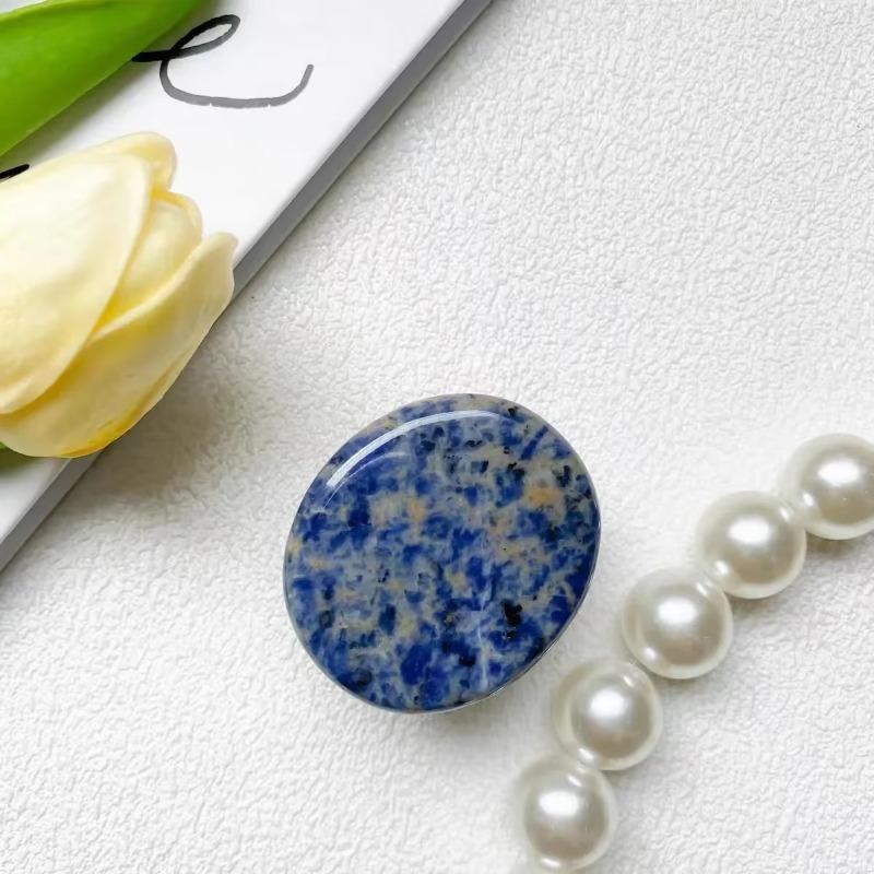 Natural Stone Marble Texture Phone Grip Holder, Finger Ring Support Socket Pocket Stand, Portable Mobile Phone Bracket for Secure Holding and Viewing