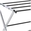 Basic Folding Clothes Drying Rack, Chrome Alloy Steel, 36.8 x 74.9 x 106.1cm (L x W x H)