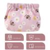 Storage Bag Floral Print Metal Spring Opening Portable Lightweight Commute Travel Makeup Bag Earphone Key Stoarge Pouch Cosmetic Bag